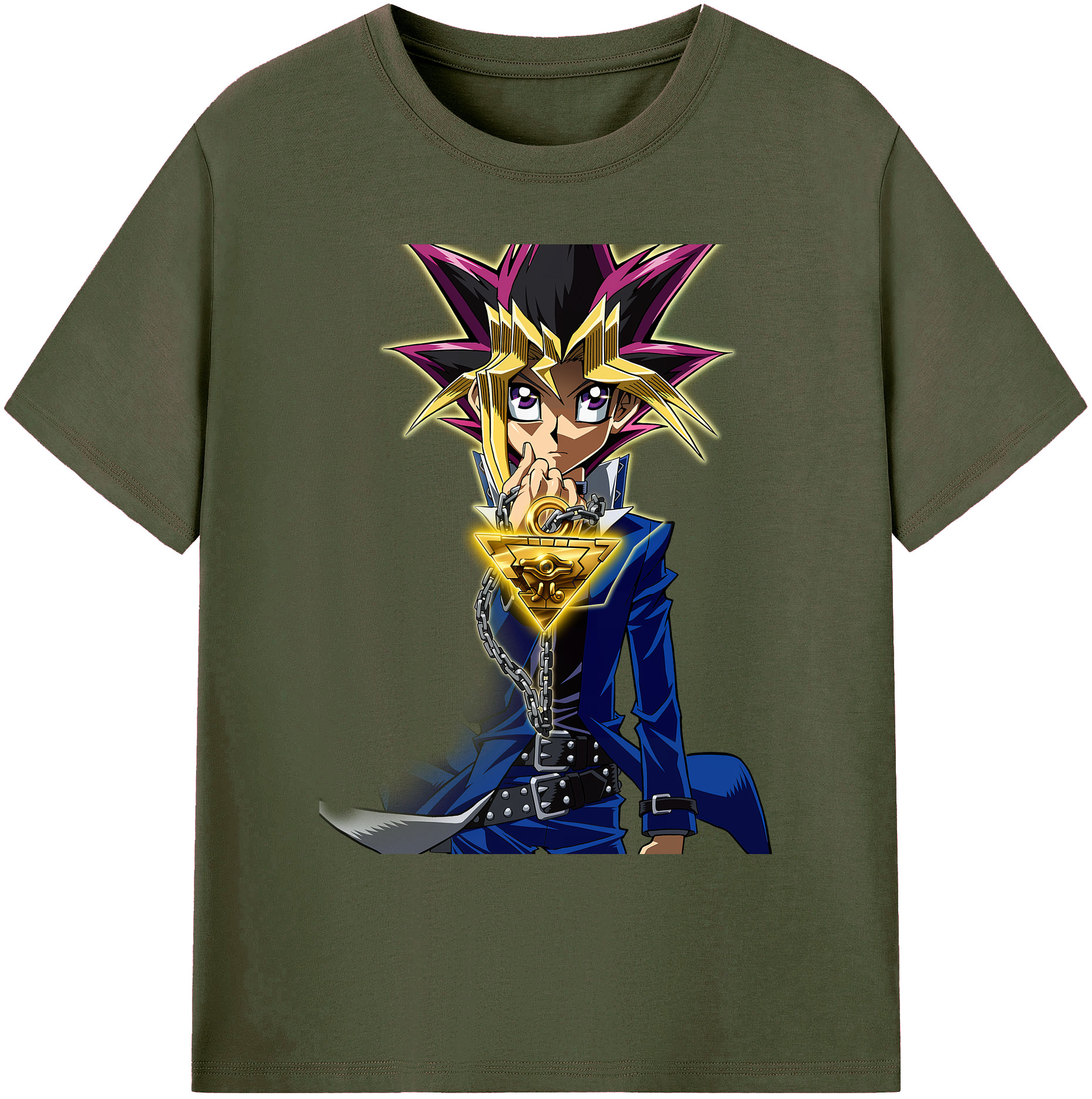 （画像用） 遊☆戯☆王 Yu-Gi-Oh! 綿100％ メンズ半袖Tシャツ｜肌触りやわらか＆通気性